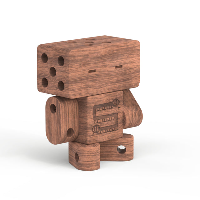 Kreativt Træbyggesæt Ild - Unikt Håndlavet Design